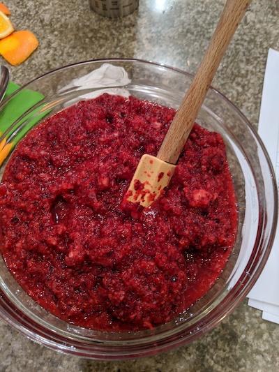 Thanksgiving Cranberry Orange Relish