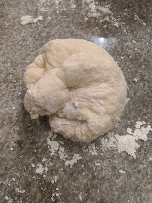 Naan bread dough