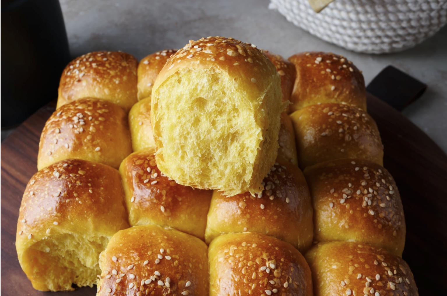 Sourdough Pumpkin Dinner Rolls