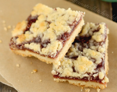 Raspberry Crumb bars