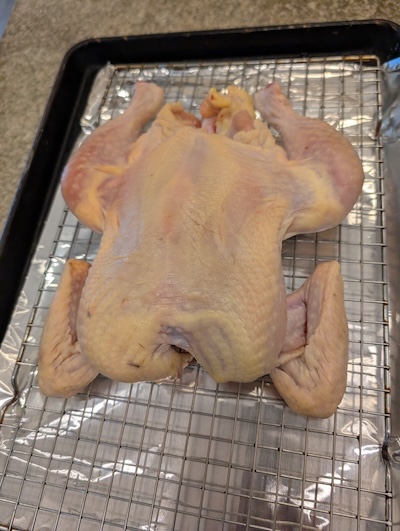 Chicken Rubbed with Mayo coating