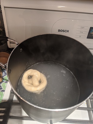 boil pretzels