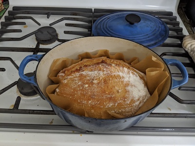 bread after baking