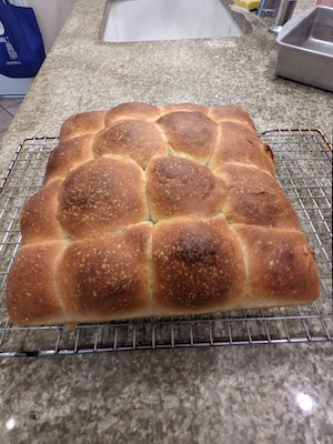 Sourdough pull apart rolls