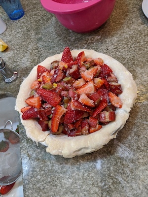 strawberry rhubarb mixture